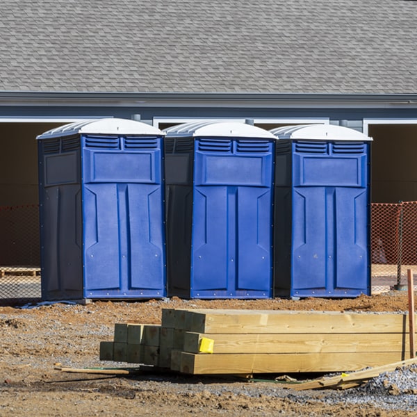 how often are the porta potties cleaned and serviced during a rental period in Hauula Hawaii